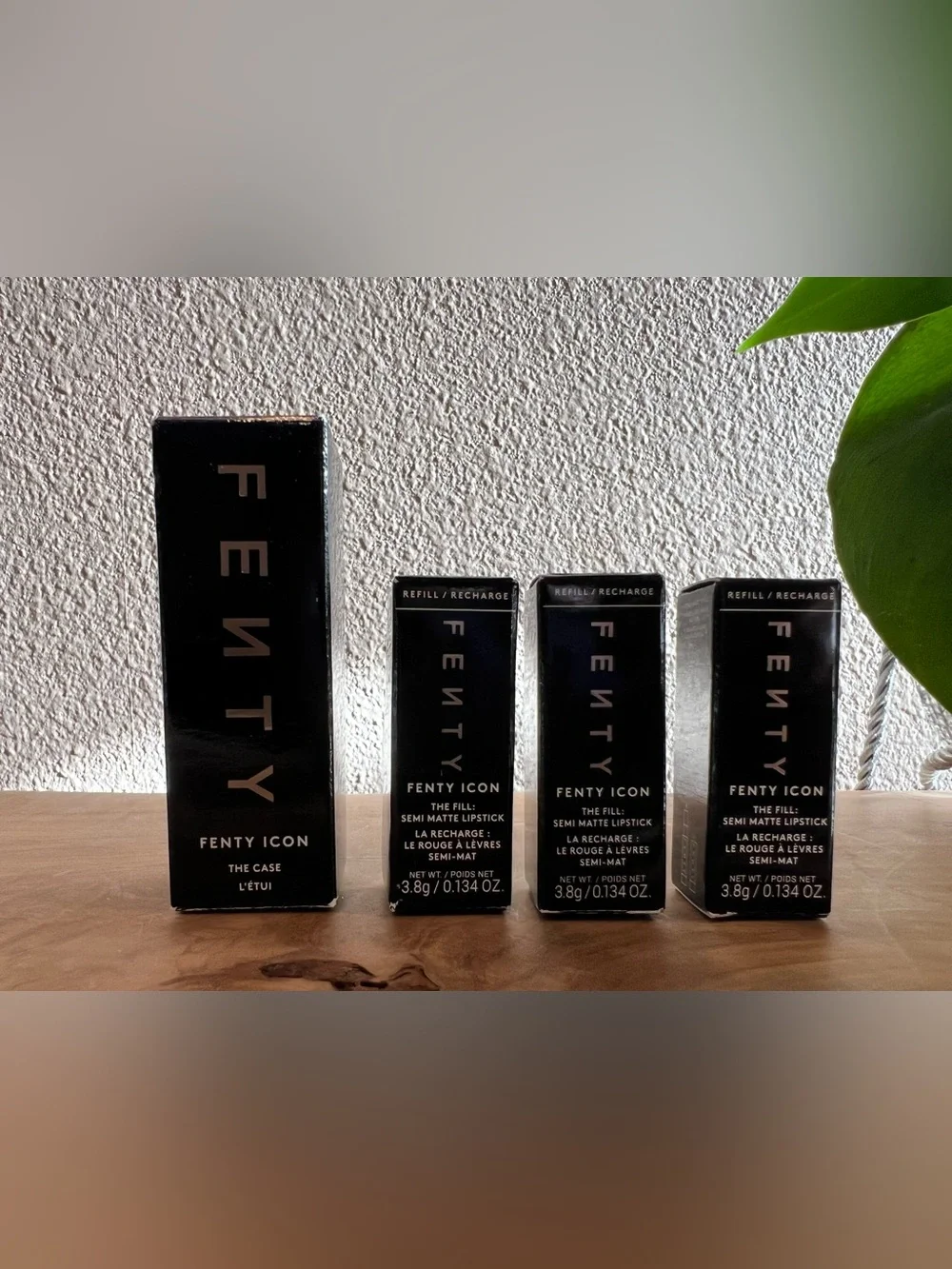 Fenty Beauty Lipstick Case with 3Refills